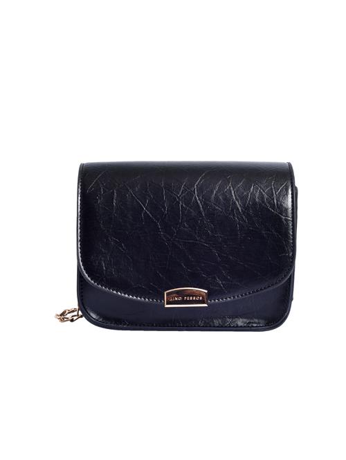 black leatherette (pu) sling bag - 15905509 - Very Small Image - 1