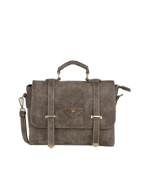 brown leatherette (pu) sling bag - 15905539 - Very Small Image - 1