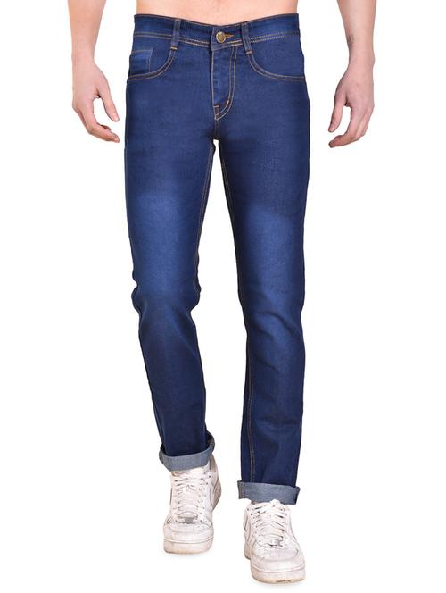 blue denim washed jeans - 15906542 - Very Small Image - 1