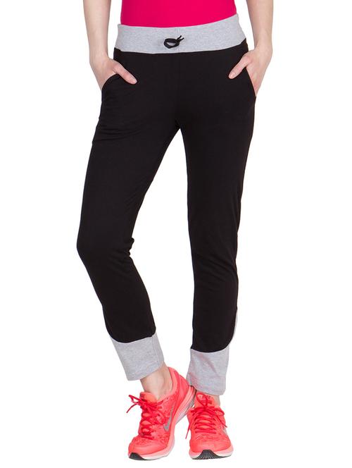 drawstring waist solid track pants - 15906599 - Very Small Image - 1
