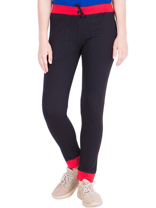 drawstring waist solid track pants - 15906604 - Very Small Image - 1