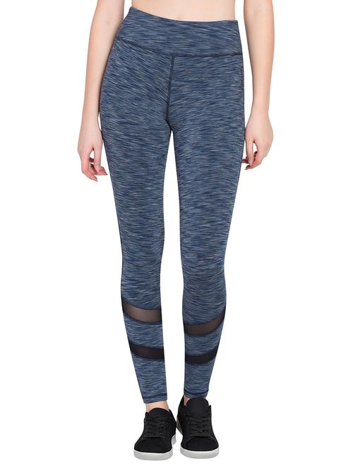mesh paneled high rise jegging - 15906648 - Very Small Image - 1