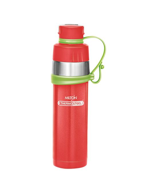 milton gist 500 thermosteel vaccum insulated hot & cold bottle, 480 ml, red - 15906766 - Very Small Image - 1
