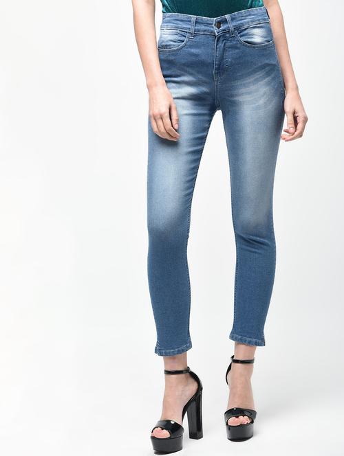 high waist stone washed jeans - 15907402 - Very Small Image - 1