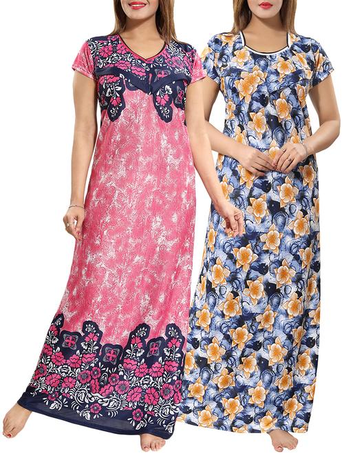 set of 2 maternity wear night gowns - 15907515 - Very Small Image - 1