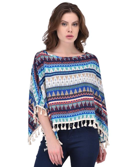 tassel detail asymmetric top - 15908347 - Very Small Image - 1