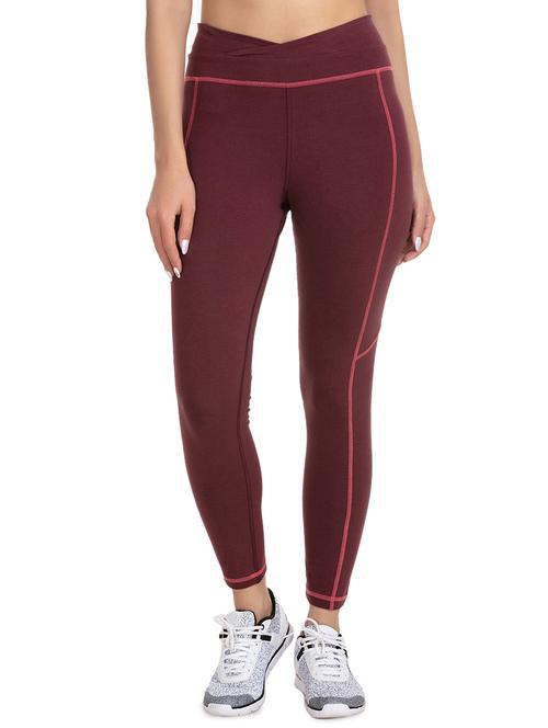 high waist solid track pant - 15908938 - Very Small Image - 1