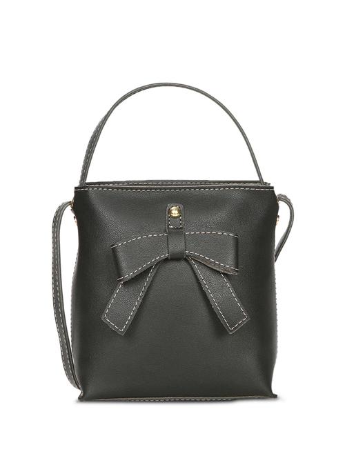 black leatherette (pu) sling bag - 15909776 - Very Small Image - 1