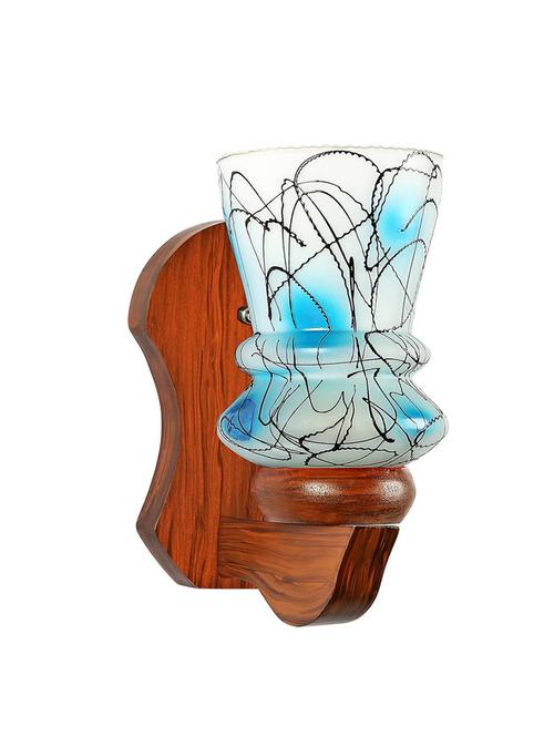 lakshya designer hand decoraive colorful sconce glass wall lamp light dx032 - 15910058 - Very Small Image - 1