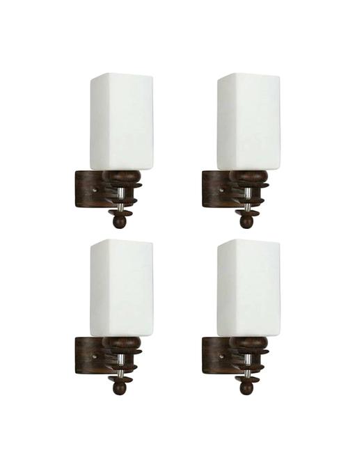 lakshya designer hand decoraive colorful sconce glass wall lamp light(set of four) dx041 - 15910067 - Very Small Image - 1