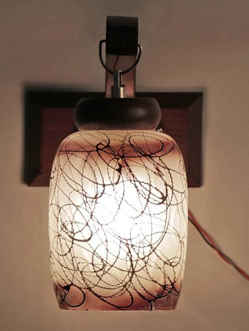 lakshya royal look decorative sconce wall lamp light with designer fitting bd30 - 15910306 - Very Small Image - 1