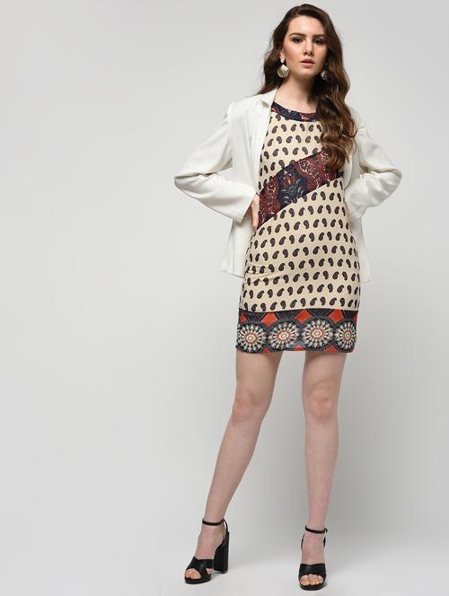 sleeveless paisley shift dress - 15911160 - Very Small Image - 1