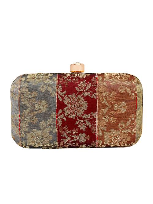 multi colored metal minaudiere clutch - 15912352 - Very Small Image - 1