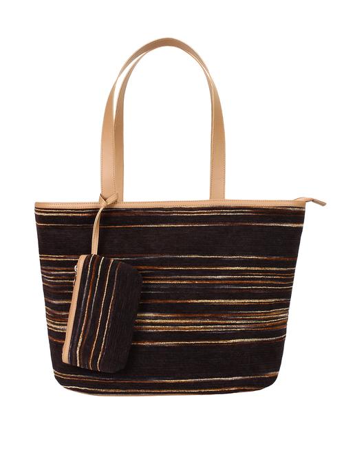brown canvas regular tote - 15912360 - Very Small Image - 1