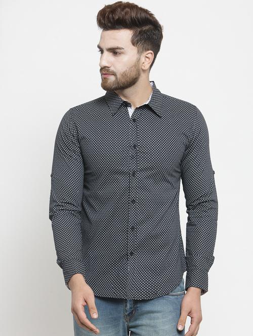 black printed casual shirt - 15912400 - Very Small Image - 1