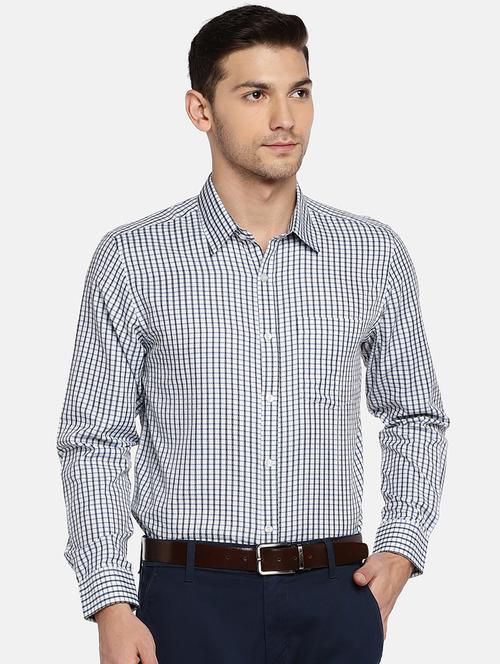 black cotton blend formal shirt - 15912944 - Very Small Image - 1