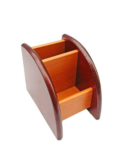 desi karigar wooden mobile stand with card stand - 15913795 - Very Small Image - 1