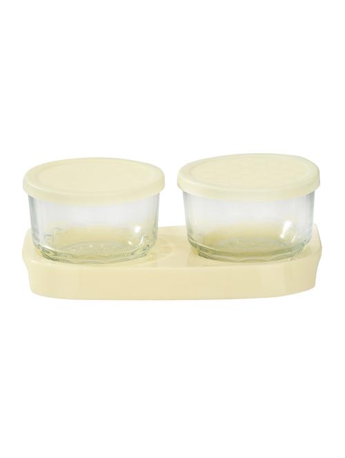 lakshya set of two container with serving and handling tray - 15913942 - Very Small Image - 1