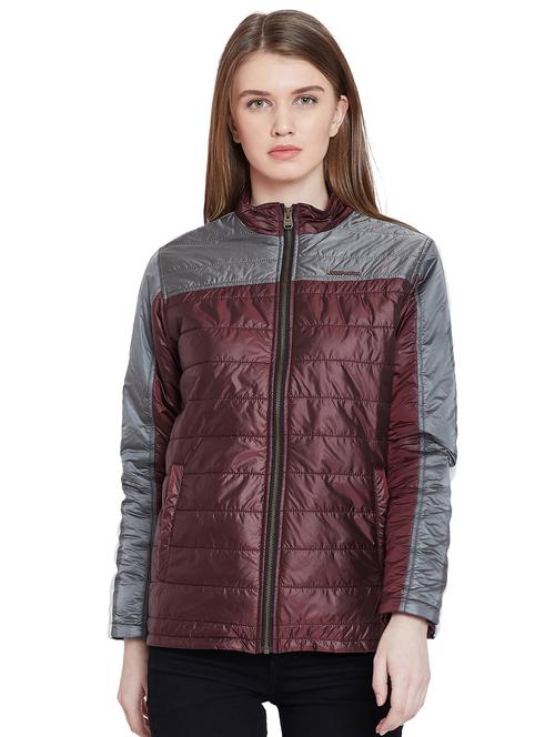 contrast panel detail puffer jacket - 15914002 - Very Small Image - 1