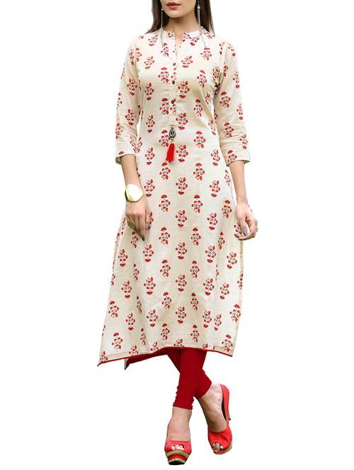 printed a-line kurta - 15916086 - Very Small Image - 1