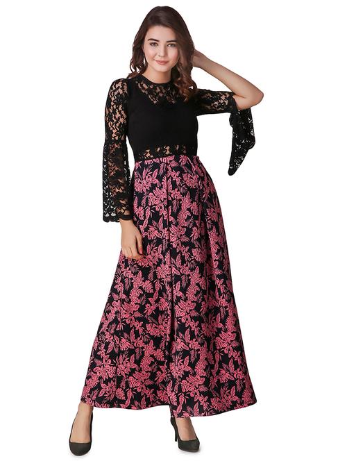 criss cross lace up back maxi dress - 15918913 - Very Small Image - 1