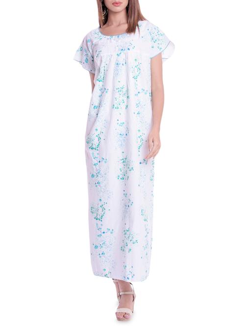 floral bow detail nightwear gown - 15920427 - Very Small Image - 1