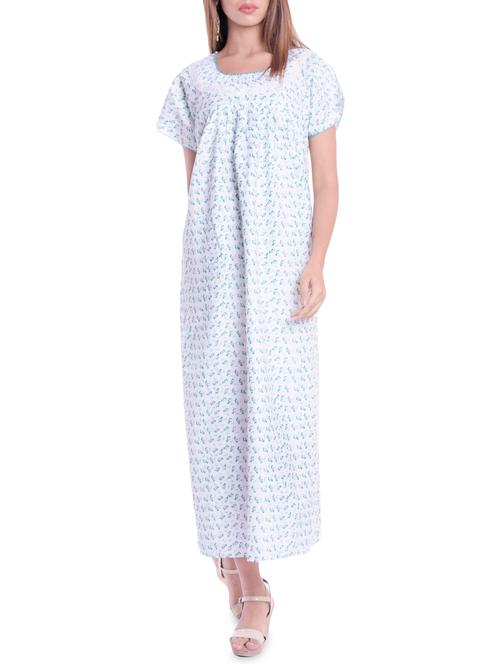 floral bow detail nightwear gown - 15920428 - Very Small Image - 1
