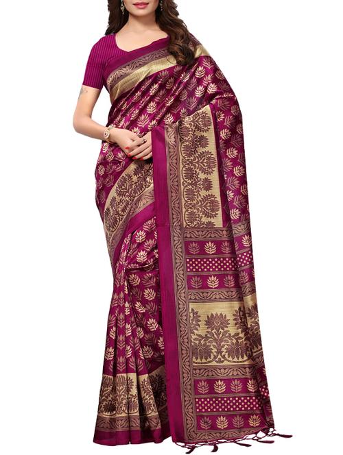animal print silk saree - 15920846 - Very Small Image - 1