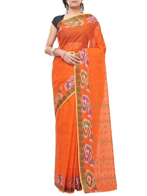 ethnic motif tant saree - 15921908 - Very Small Image - 1