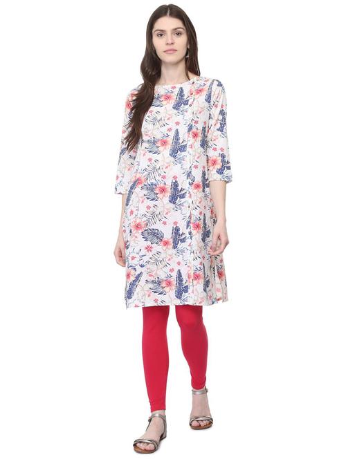 printed straight kurta - 15923011 - Very Small Image - 1