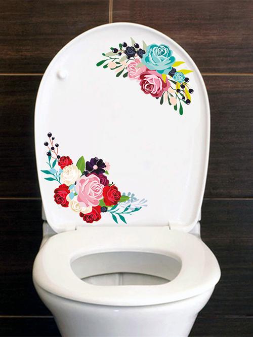 sehaz artworks toi-peony-flowers black wall decal or bathroom sticker - 15923043 - Very Small Image - 1