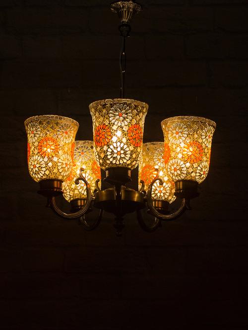 fos lighting small tilak double u arm chandelier - 15923326 - Very Small Image - 1