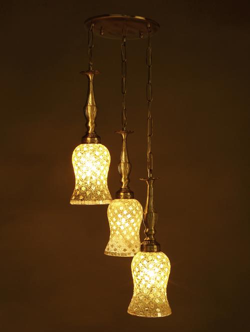 fos lighting triple golden moti brass hanging light - 15923342 - Very Small Image - 1