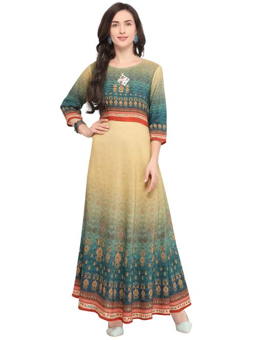 a-line digital print dress - 15923428 - Very Small Image - 1