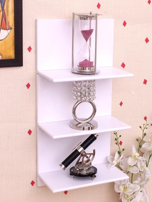 home sparkle wooden 3 tier rack (white) - 15923580 - Very Small Image - 1