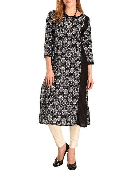 straight printed kurta - 15924893 - Very Small Image - 1