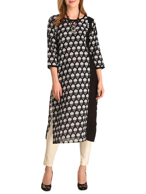straight printed kurta - 15924894 - Very Small Image - 1