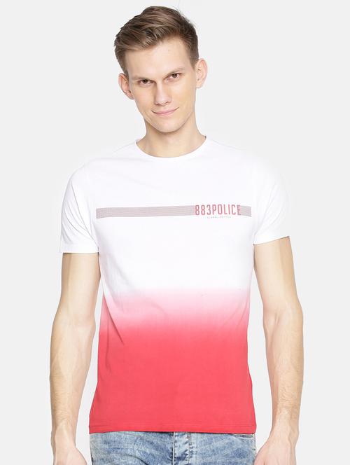 white cotton ombre t-shirt - 15925389 - Very Small Image - 1