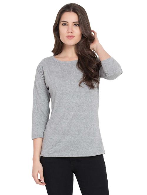 round neck solid tee - 15926370 - Very Small Image - 1