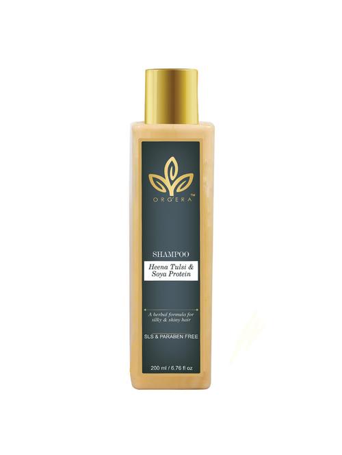 org'era henna tulsi & soy protein shampoo - 15926425 - Very Small Image - 1