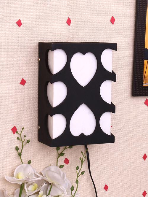 home sparkle big engineered wood table led lamp (black) - 15926580 - Very Small Image - 1
