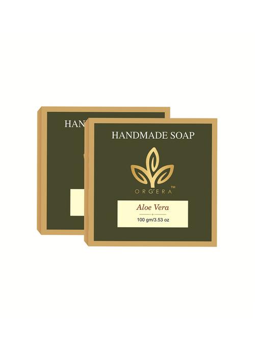 org'era set of 2 aloe vera handmade soap - 15926624 - Very Small Image - 1