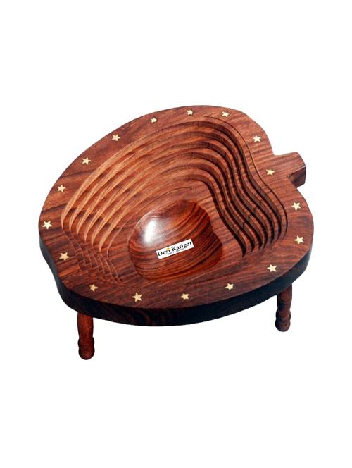 desi karigar apple shaped spring tray - 15928011 - Very Small Image - 1
