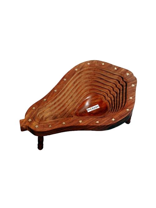 desi karigar papaya shaped spring tray - 15928023 - Very Small Image - 1