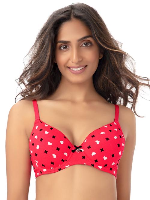 quirky bow patch t-shirt bra - 15930741 - Very Small Image - 1