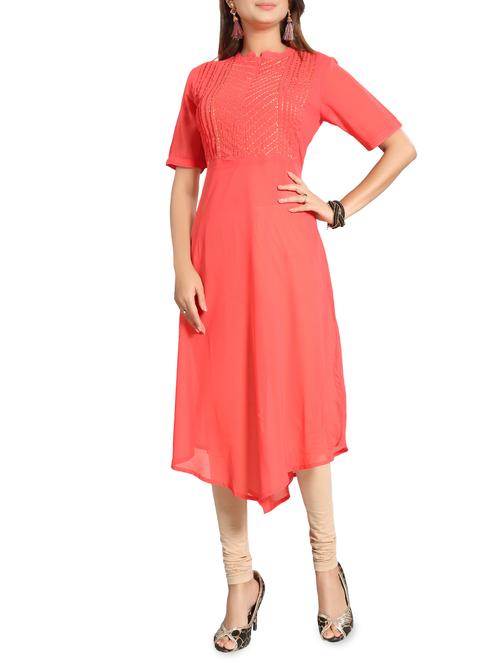 kaantha asymmetric kurta - 15931955 - Very Small Image - 1