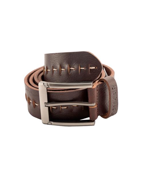 dkbrown leather belt - 15932240 - Very Small Image - 1