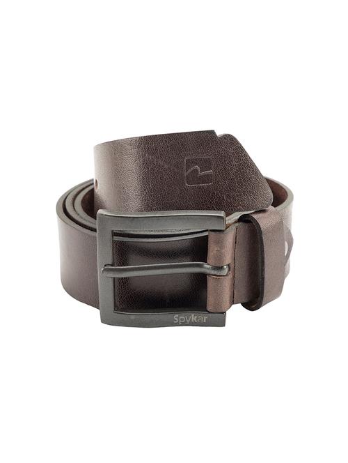 dkbrown leather belt - 15932260 - Very Small Image - 1