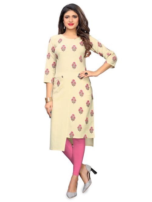 asymmetric printed kurta - 15932590 - Very Small Image - 1