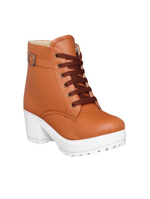 tan lace-up boots - 15933471 - Very Small Image - 1